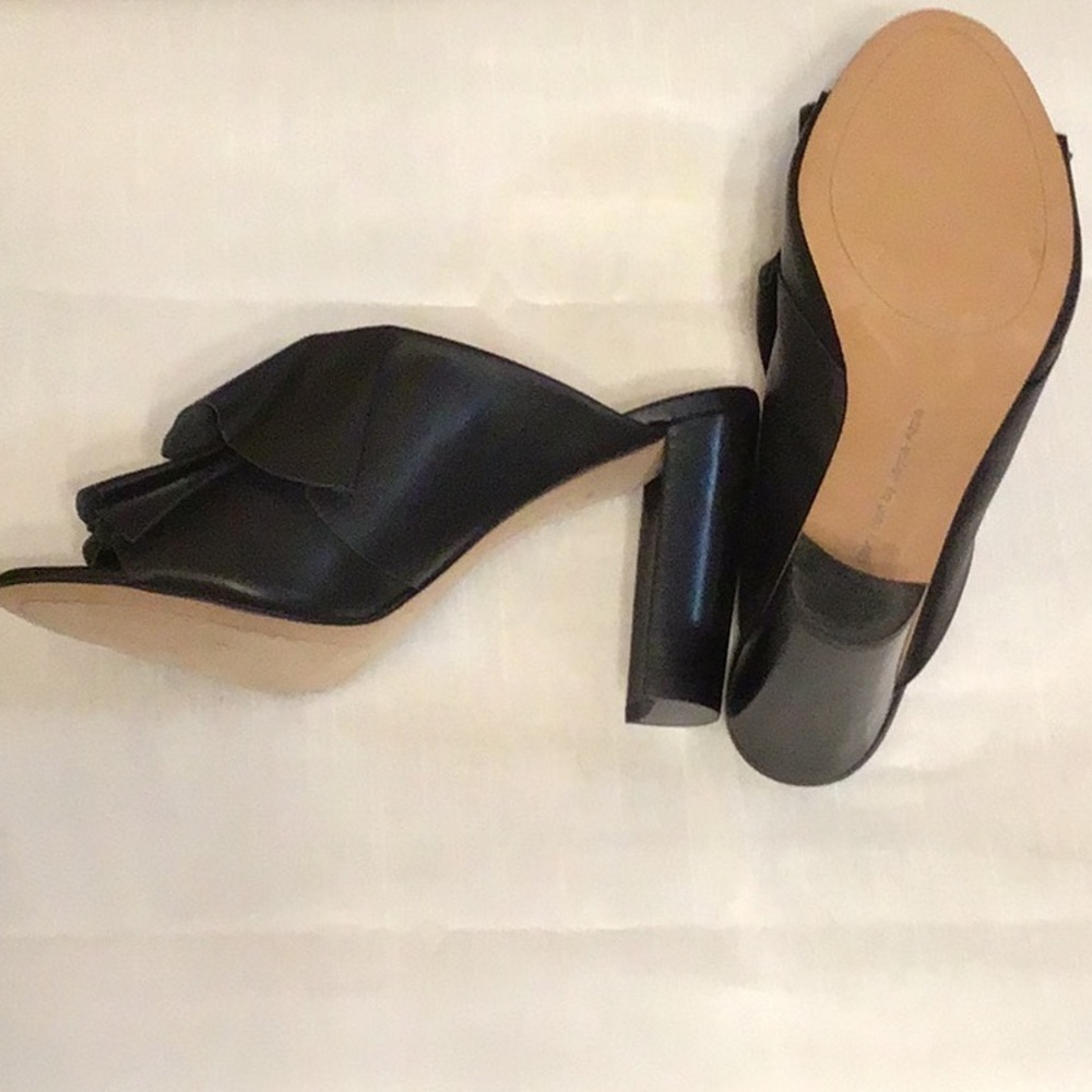 AVEC LES FILLES MALLORY LEATHER HEELS-VELVET - Picture 8 of 8